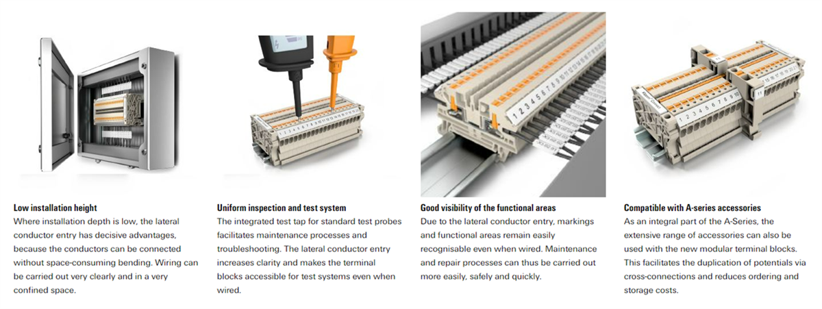 Weidmuller Klippon® Connect A Series Terminal Blocks